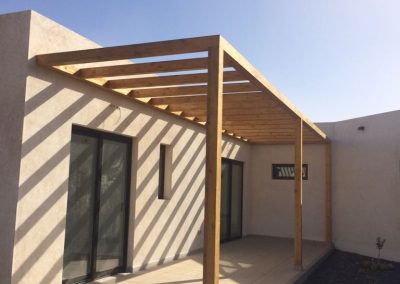 construccion pergola fuerteventura 1