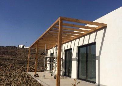 construccion pergola fuerteventura 3